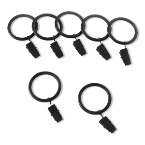 Set of 7 Metal Clip Rings