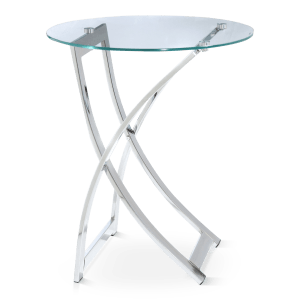 Side Table with tempered glass top