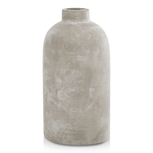 Vase de table bouteille en ciment