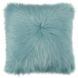 Gobi Faux Fur Decorative Pillow 17" X 17"