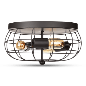 Metal Cage Ceiling Lamp