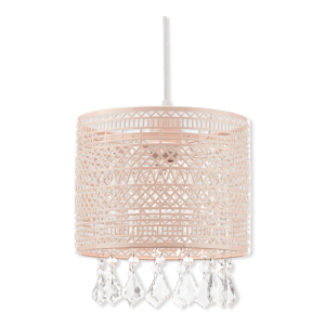 Lampe suspendue ajourée avec gouttelettes décoratives