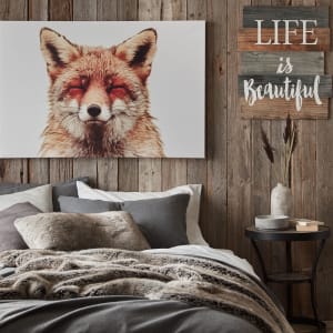 Fox Printed Canvas