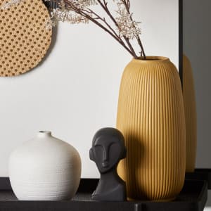 Vase de table rond en céramique