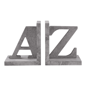 Set of Two A Z Bookends