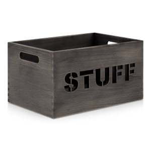 Large Stuff Wooden Crate