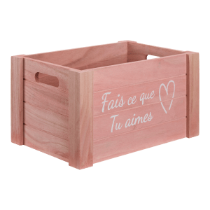Medium Do What You Love Wooden Crate
