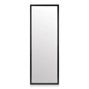 Full-Size Mirror with Wooden Frame