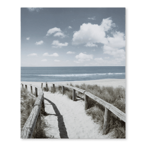 Pathway to the Beach Printed Canvas
