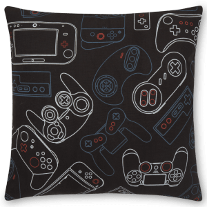 Gaming Controllers Decorative Pillow 18" x 18"