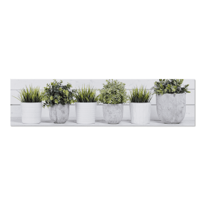 Potted Plants Printed Canvas