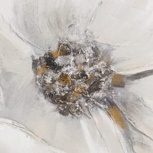 Tableau floral imprimé avec embellissements au gel