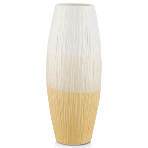 Vase de table en céramique à trois tons