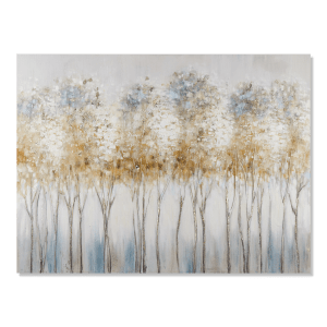 Tableau forêt peint à l'huile