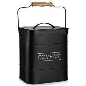 Compost Rustic Metal Bin
