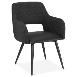Fabric and Metal Dining Chair