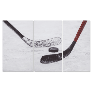 Set of 3 Hockey Printed Canvases