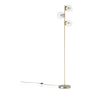 Floor Lamp with Gold Base