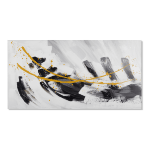 Tableau abstrait peint à l'huile