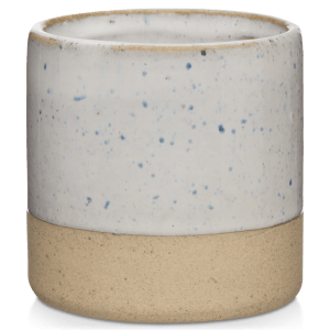 Two-Tone Speckled Ceramic Candle