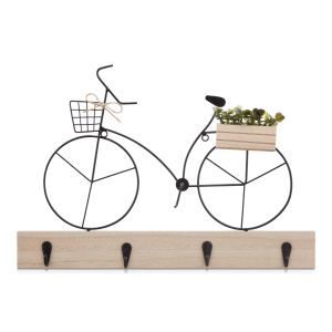 Bicycle-Themed Hook Rack