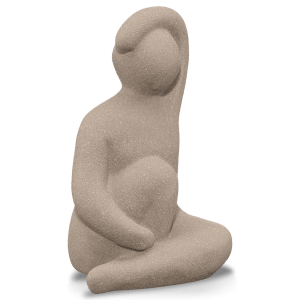 Grey Ceramic Body Sculpture