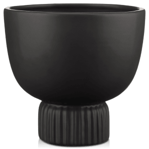 Black Dolomite Bowl on Stand