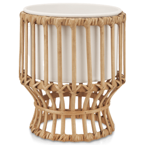 Natural Bamboo Planter with Pot