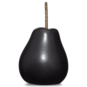 Decorative Ceramic Black Pear
