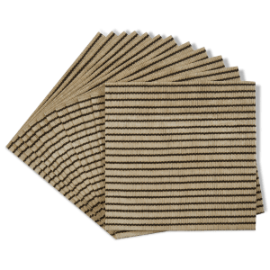 Set of 20 Striped Paper Napkins