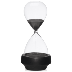 Decorative Hourglass with Ceramic Base