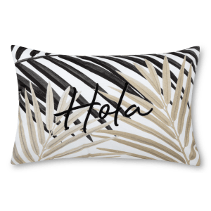2-Tone Tropical Decorative Lumbar Pillow 13" x 20"