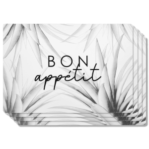 Bon Appétit PVC Placemat Set of 4