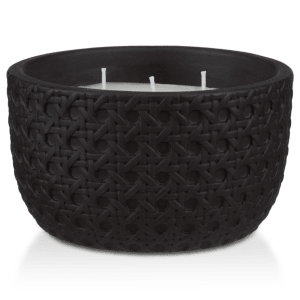 3-Wick Candle in Black Caned Pot