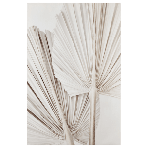 Dried Palm Leaves Printed Canvas