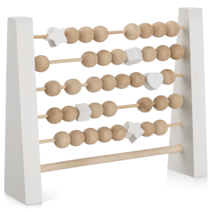 Decorative Natural Abacus with Shapes
