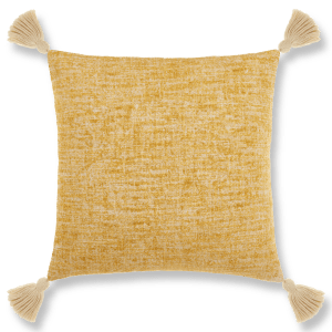 Veva Mustard Throw Pillow Cover  