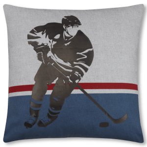 Coussin décoratif de hockey Frank