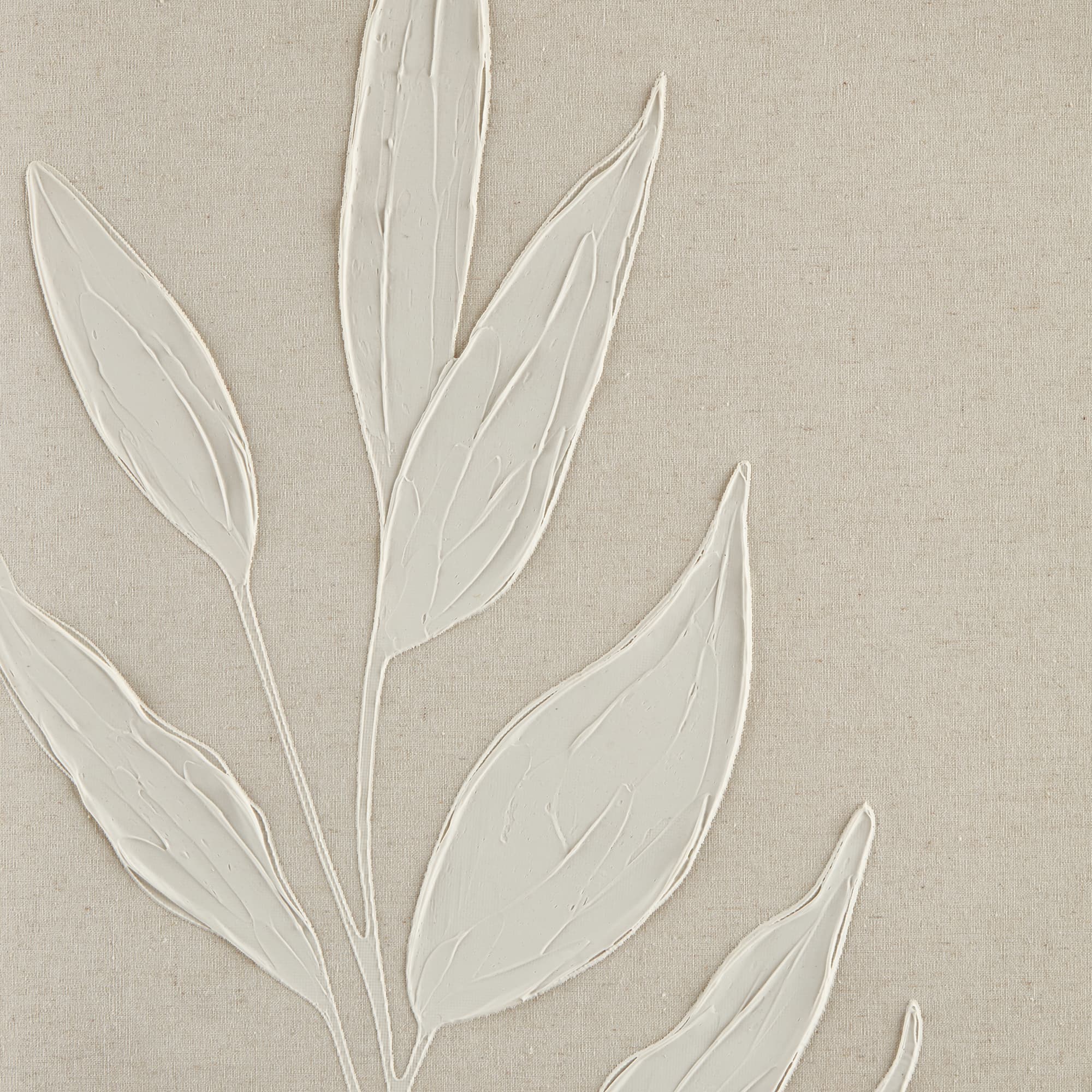 Tableau encadré de feuilles blanches