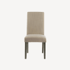 Fabric and Rubberwood Dining Chair