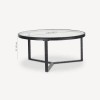 Glass and Metal Coffee Table
