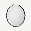 Miroir polygone avec cadre