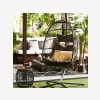 Black Collapsible Cocoon Swing Chair