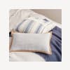 Marian Striped Blue & Beige Decorative Pillow 