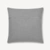 Joren Pinstriped Grey Throw Pillow 