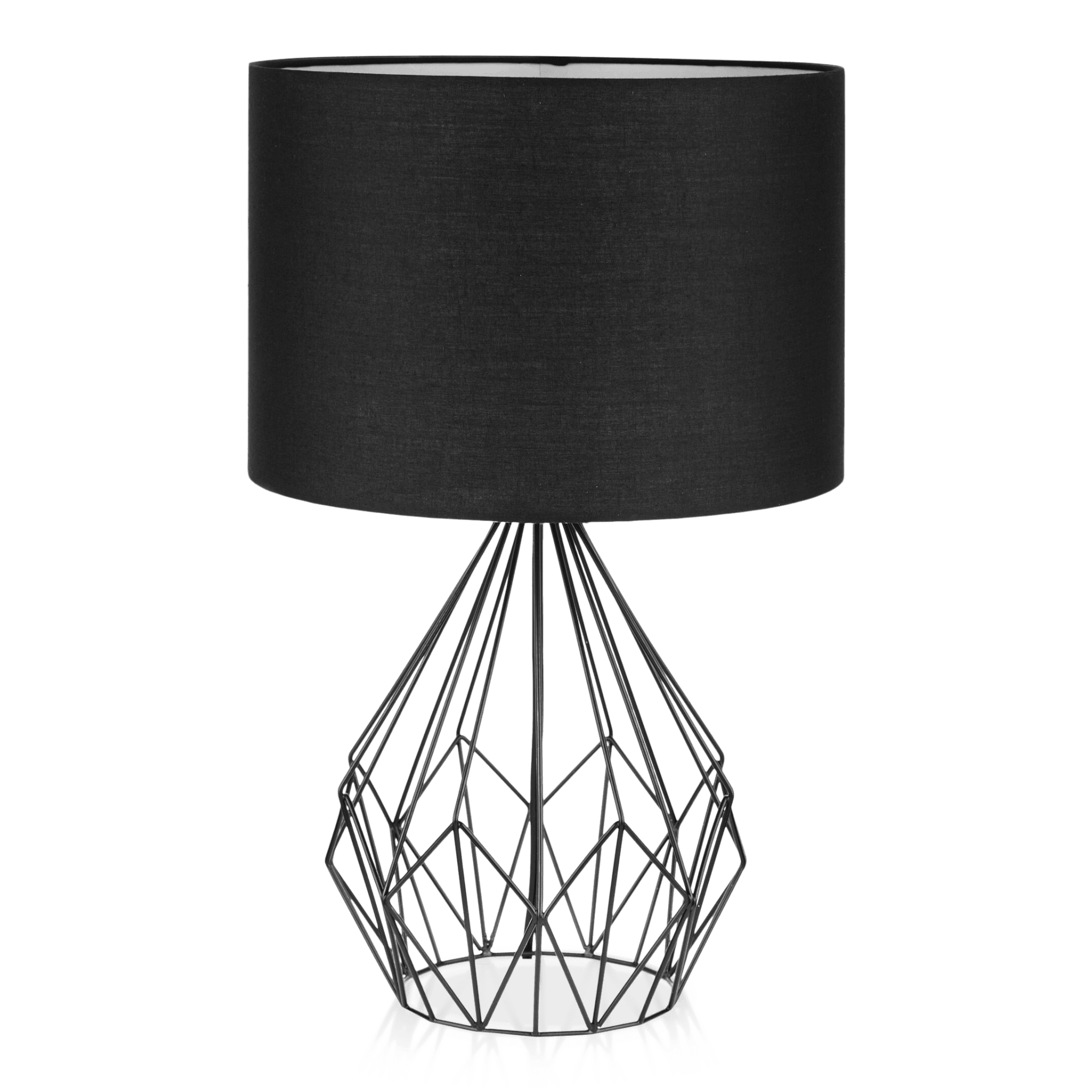 Lampe de table en tige de fer en métal