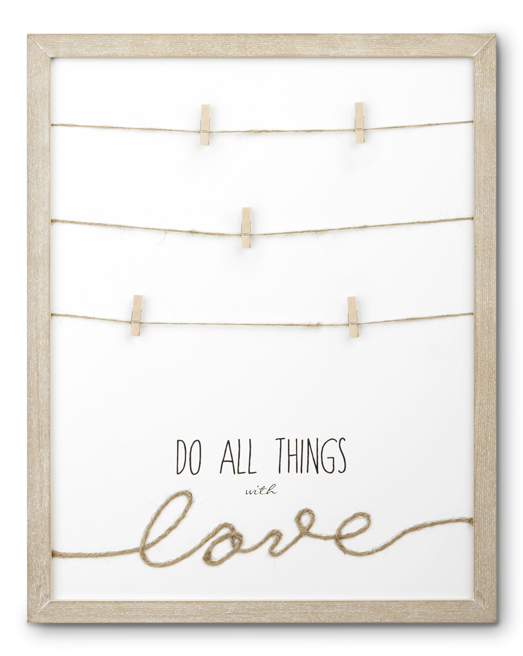 Love Wall Decor with Clips
