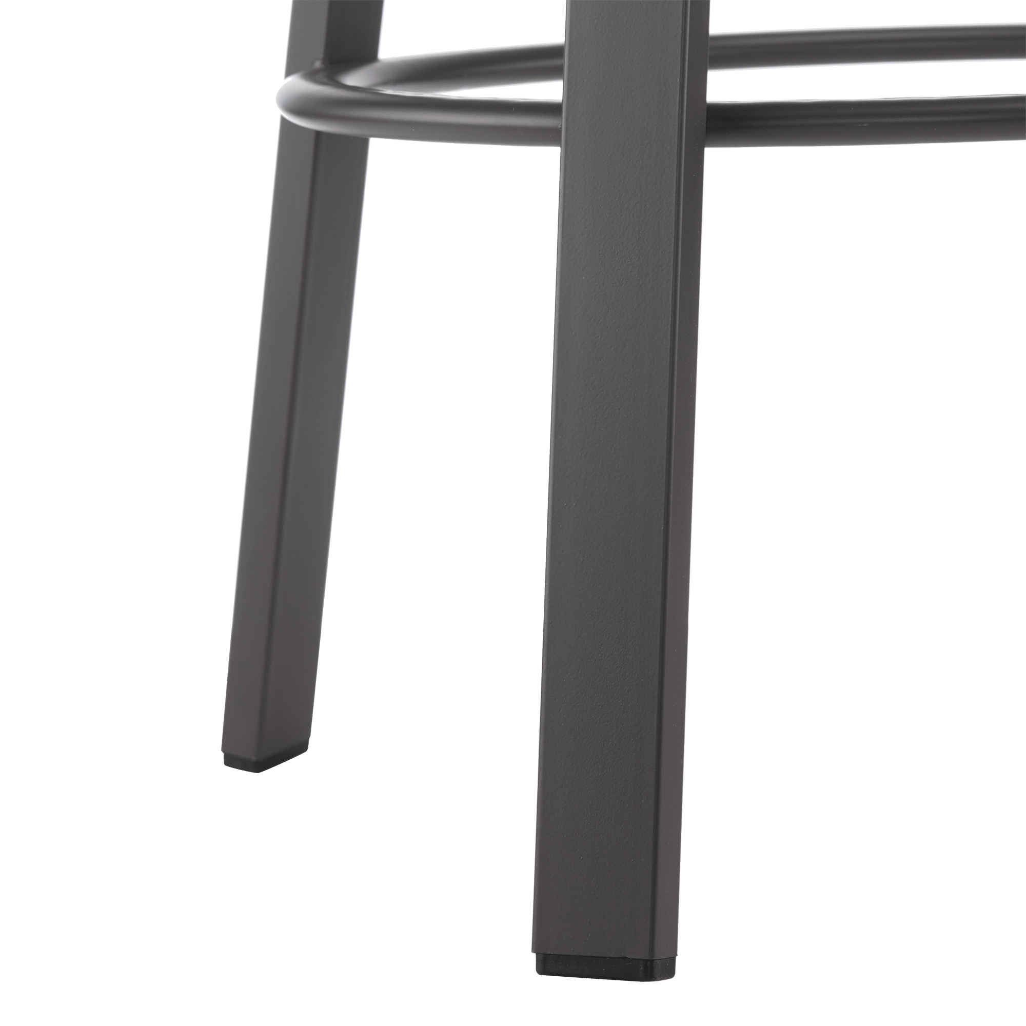 Adjustable Solid Elm Wood and Gun Metal Bar Stool