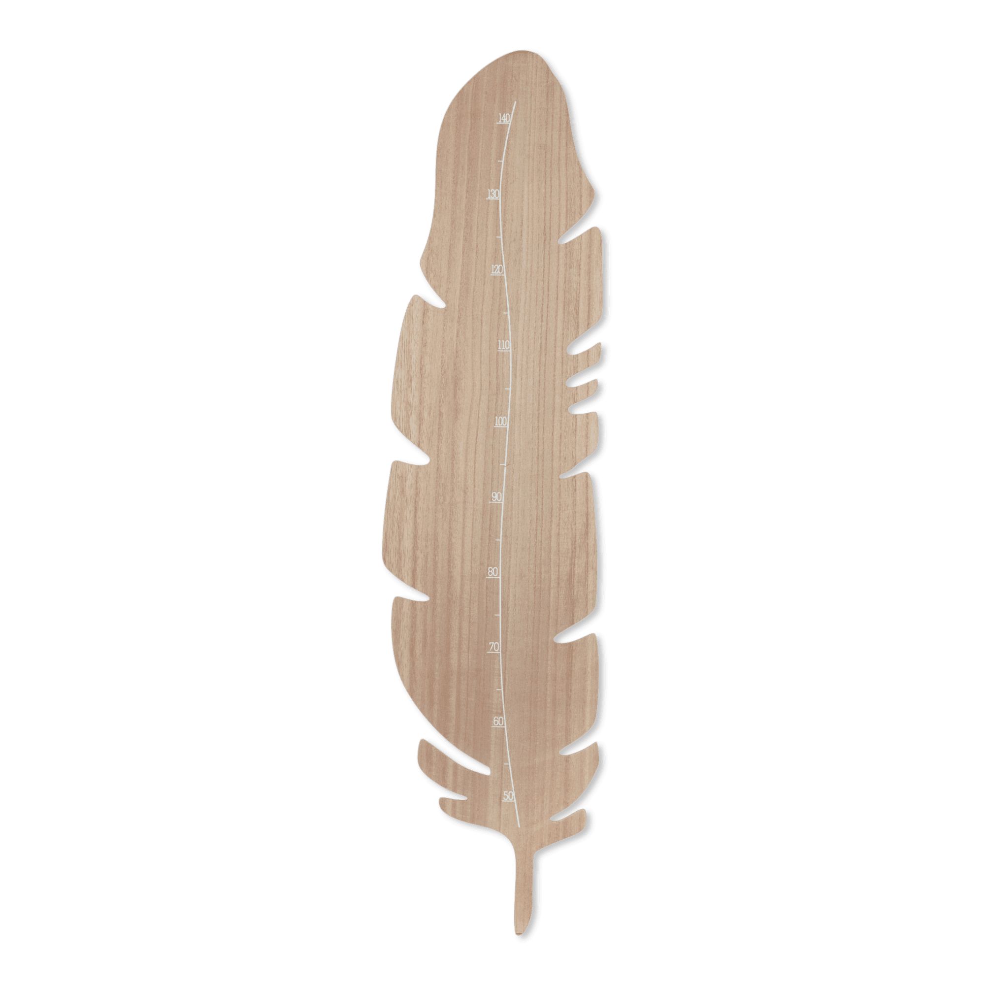 Charte de croissance en plume de bois