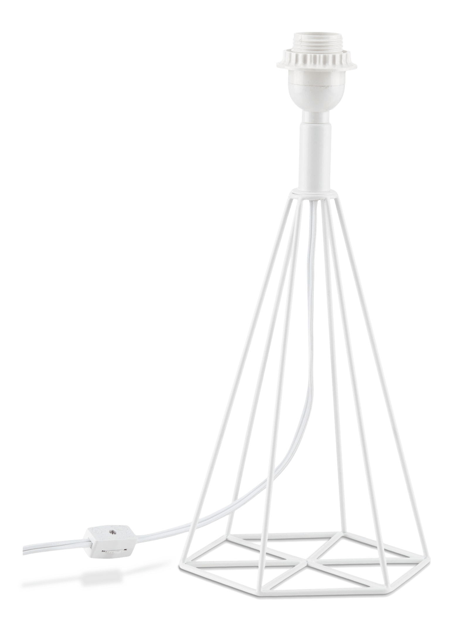 Metal Wire Prism Lamp Base